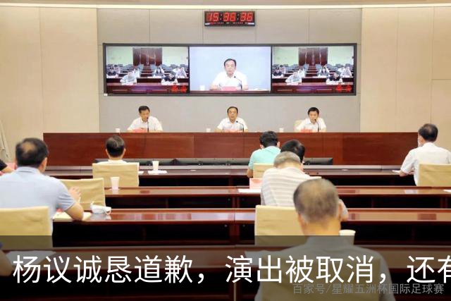 杨议诚恳道歉，演出被取消，还有374万债务没还，文旅局介入核查